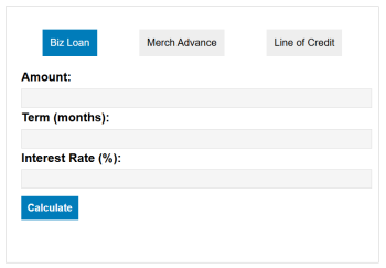 small business loan finance calculator
